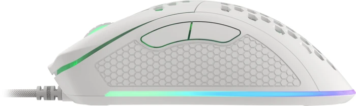Genesis Krypton 555 Ultralight Gaming Mouse weiß, USB