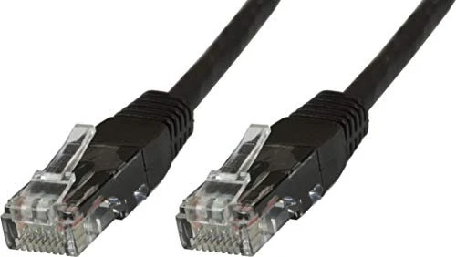 MicroConnect Patchkabel, Cat5e, U/UTP, RJ-45/RJ-45, 10m, schwarz, 10er-Pack