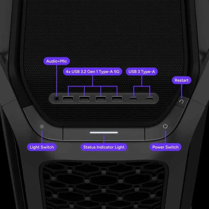 Cooler Master Cosmos Alpha, Glasfenster