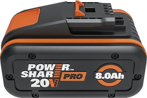 Worx 20V PowerShare Pro Werkzeug-Akku 20V, 8.0Ah, Li-Ionen [8.0Ah] [160Wh]