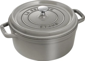 Zwilling Staub Cocotte Schmortopf rund 24cm 3.8l grafitgrau
