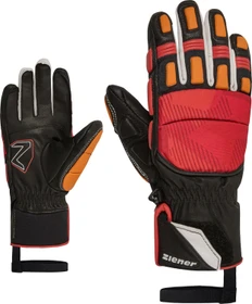 Ziener Lonos-Z HD Skihandschuhe red/new orange (Junior)