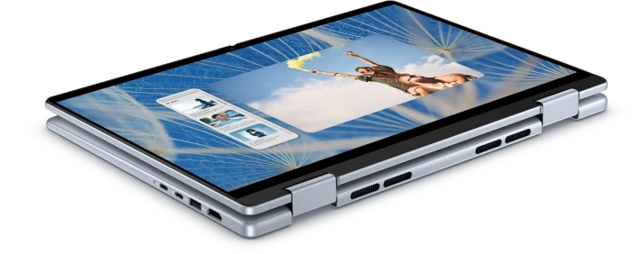 Dell Inspiron 14 2-in-1 7440, Ice Blue, Core 7 150U, 16GB RAM, 512GB SSD, DE