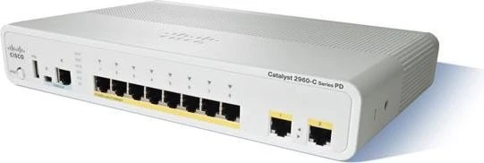 Cisco Desktop Managed Switch, 10x RJ-45, 30.8W PoE+ PD