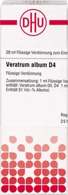 DHU Veratrum Album D4 Dilution, 20ml