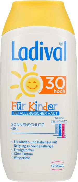 Ladival Kinder allergische Haut Sonnenschutz-Gel LSF30, 200ml