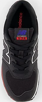 New Balance 574 schwarz/weiß (Junior)