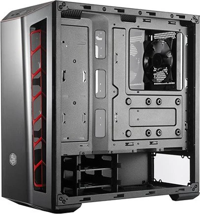 Cooler Master MasterBox MB520, rot, Acrylfenster