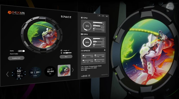ID-Cooling Space LCD SL360