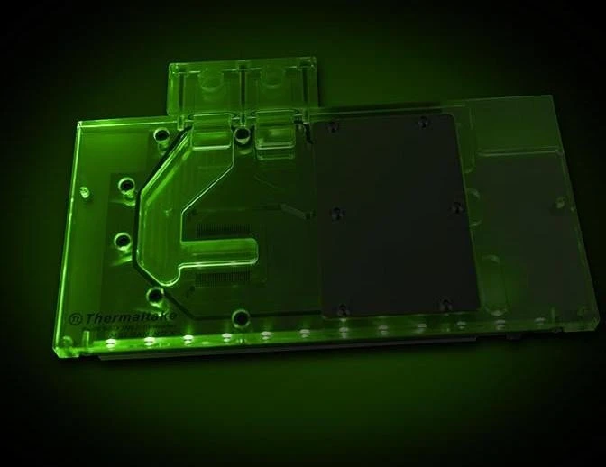Thermaltake Pacific V-GTX 1080 Ti Plus MSI Gaming GPU Block transparent