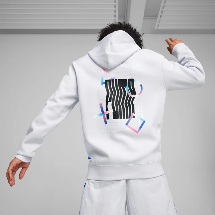 Puma X Playstation Hoodie silver mist (Herren)
