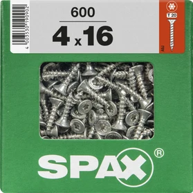 Spax WIROX A9J 4CUT T-STAR plus T20 Universalschraube, 4x16mm, 600 Stück