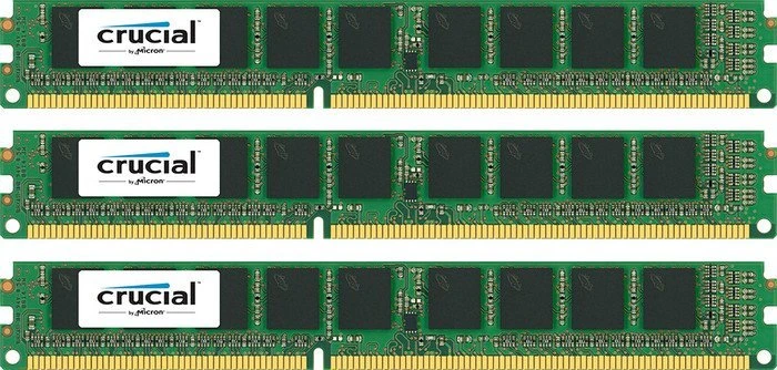 Crucial VLP RDIMM 24GB Kit, DDR3L-1333, CL9, 2RX4, reg ECC