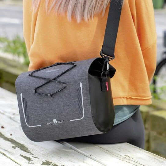 KLICKfix Baggy Mini Lenkertasche grau (0270MW)