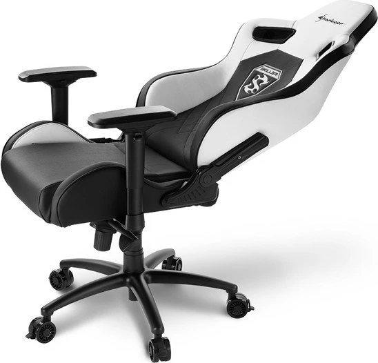 Sharkoon Skiller SGS4 Gamingstuhl, schwarz/weiß