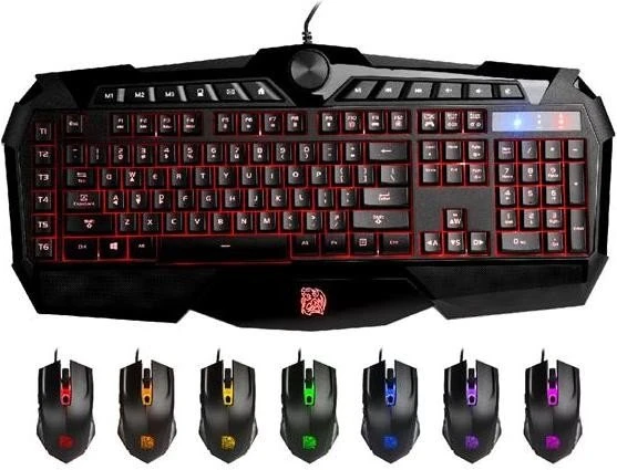 Tt esports Challenger Prime RGB Combo, USB, DE