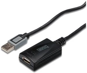 Digitus USB 2.0 aktives Verlängerungskabel A/A, 5m