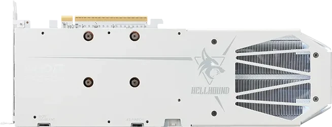 PowerColor Hellhound Spectral White Radeon RX 9060 XT, 16GB GDDR6, HDMI, 2x DP