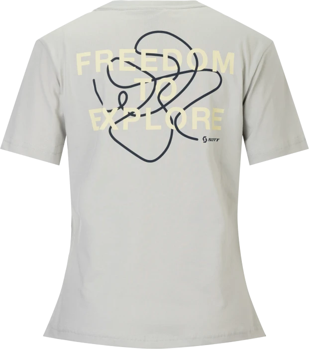 Scott Backprint T-Shirt kurzarm spray grey (Damen)