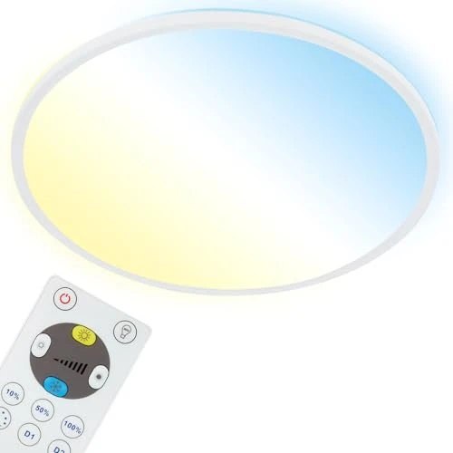 Briloner Slim LED Deckenleuchte 22W 42cm weiß