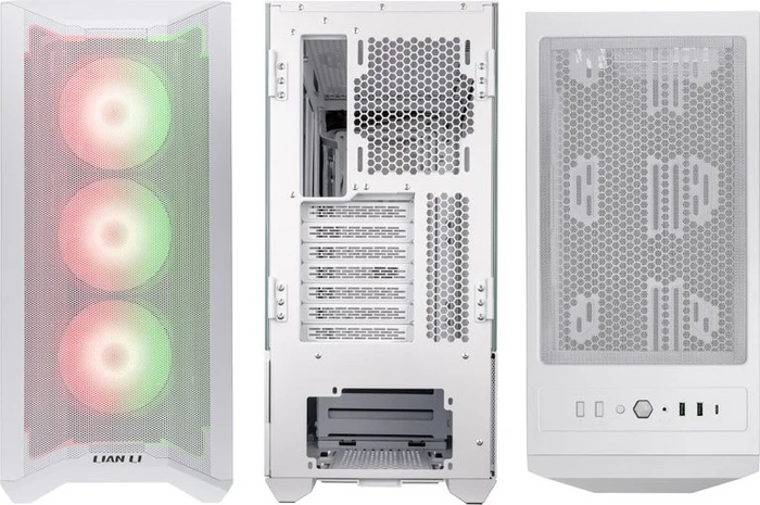 Lian Li LANCOOL II Mesh C RGB Snow Edition, weiß, Glasfenster