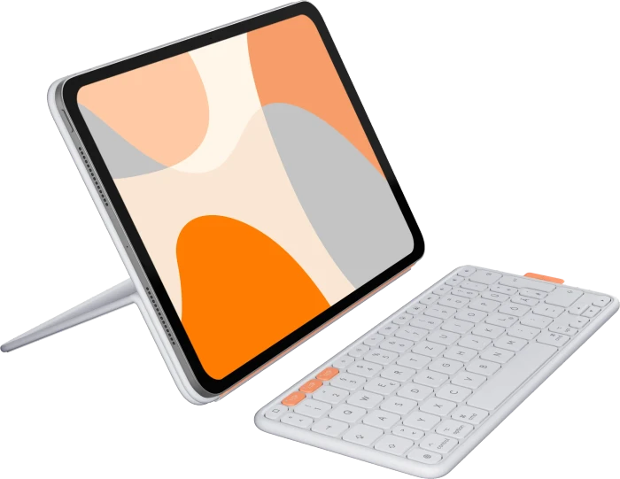 Logitech Flip Folio, Tastatur-Case für Apple iPad Pro 11" (M4) und iPad Air 11" (M2/M3)