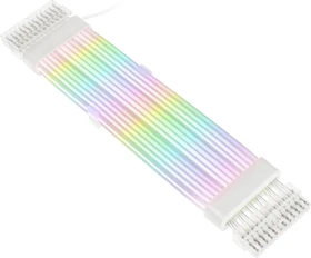 Kolink Umbra Radiant, 24-Pin ATX Verlängerungskabel, ARGB beleuchtet, weiß (UR-24PIN-ARGB)