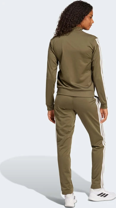 adidas Essentials 3-Streifen Trainingsanzug olive strata (Damen)
