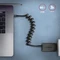 Axagon USB-C Kabel, Twister, USB 2.0, 480Mb/s, 60W PD, USB-C [Stecker] auf USB-C [Stecker], 0.6m Vorschaubild