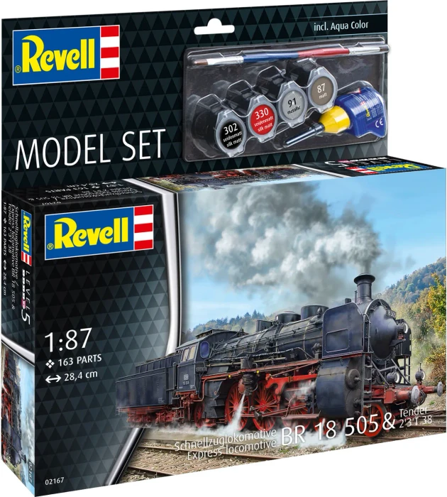 Revell Model Set Schnellzuglokomotive BR18505 mit Tender