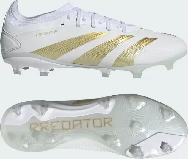 adidas Predator 24 Pro FG cloud white/gold metallic/sandy beige met