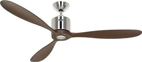 CasaFan Aeroplan Eco BN-NB Deckenventilator chrom/nussbaum