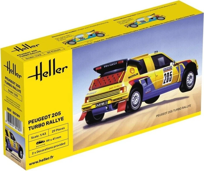 Heller Peugeot 205 Turbo Rally