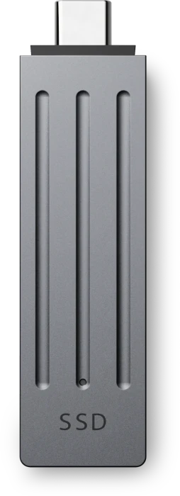 Seagate Ultra Compact SSD +Rescue 1TB dunkelgrau, USB-C, USB 3.2 Gen 2×1