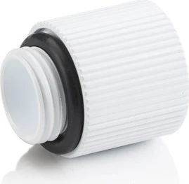 Bitspower Touchaqua Verlängerung G1/4" auf G1/4", 15mm, Deluxe White, 2er-Pack