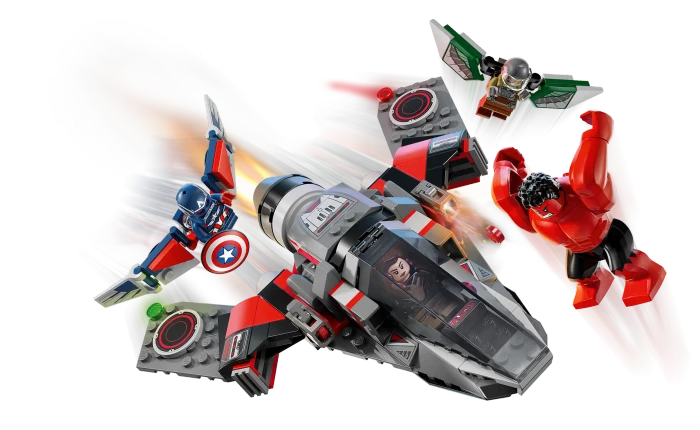 LEGO Marvel Super Heroes Spielset - Showdown zwischen Captain America und Red Hulk