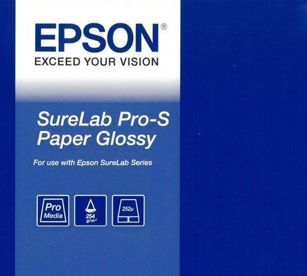 Epson SureLab Pro-S Paper Glossy BP Universalpapier glänzend, A4, 254g/m², 65m, 2 Rollen