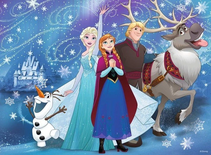 Ravensburger Puzzle Frozen Glitzernder Schnee