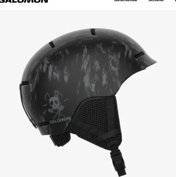 Salomon Player Combo Helm black tie&dye (Junior)