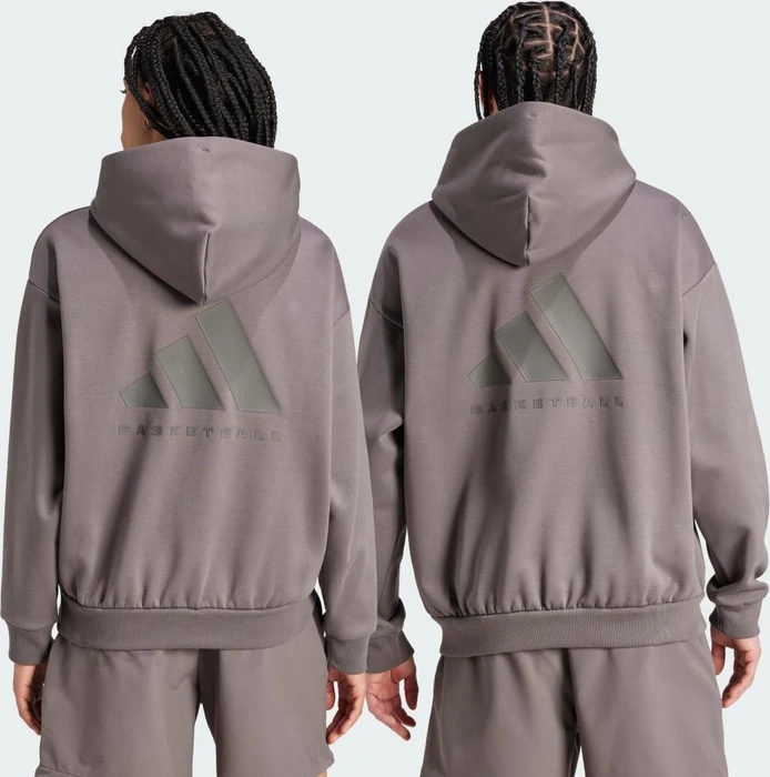adidas Basketball Hoodie charcoal
