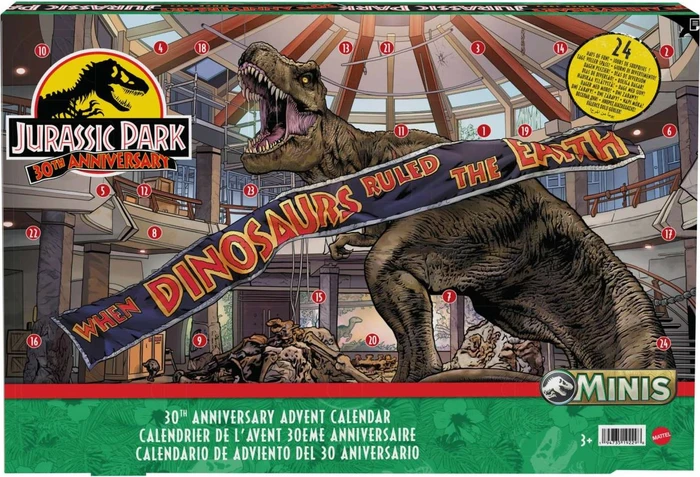 Mattel Jurassic World 30. Jubiläum Adventskalender