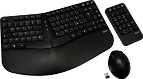 V7 CKW400 Ergonomic Wireless Tastatur und Maus Combo, USB, IT