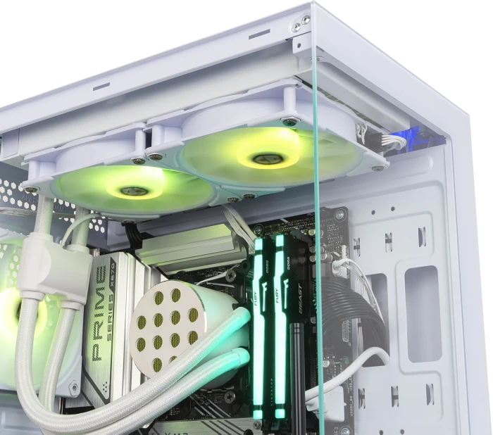 Nox Xtreme Hummer Vision White, weiß, Glasfenster
