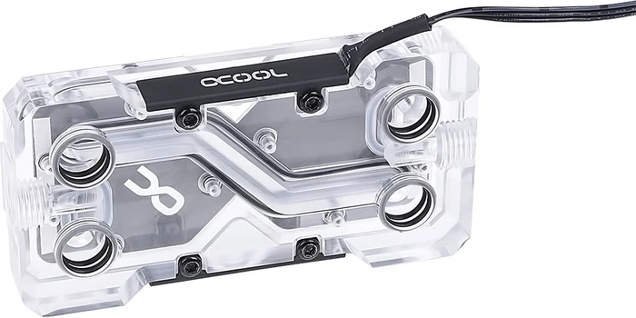 Alphacool GPX SLI Connector Dual ARGB X4 - 4-Slot, Acryl, Acetal