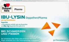 Doppelherz Ibu-Lysin 400mg Filmtabletten, 50 Stück
