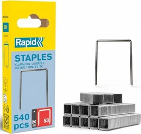 Rapid Typ 53 Feindraht Tacker-Klammern, 20mm, 540 Stück