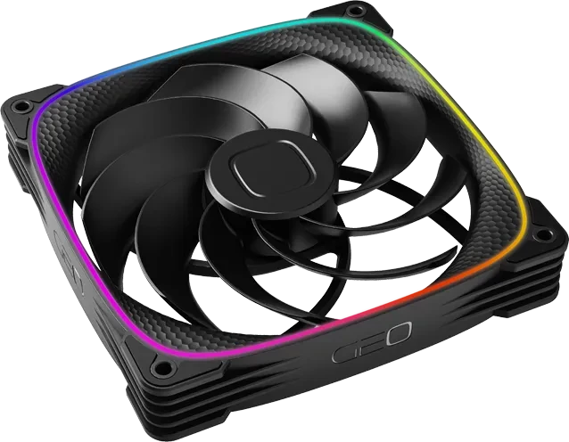 Geometric Future Squama 2503R-14W, reverse, schwarz, 140mm, 3er-Pack