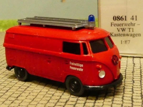 Wiking Klassik Edition Feuerwehr VW T1 Kastenwagen