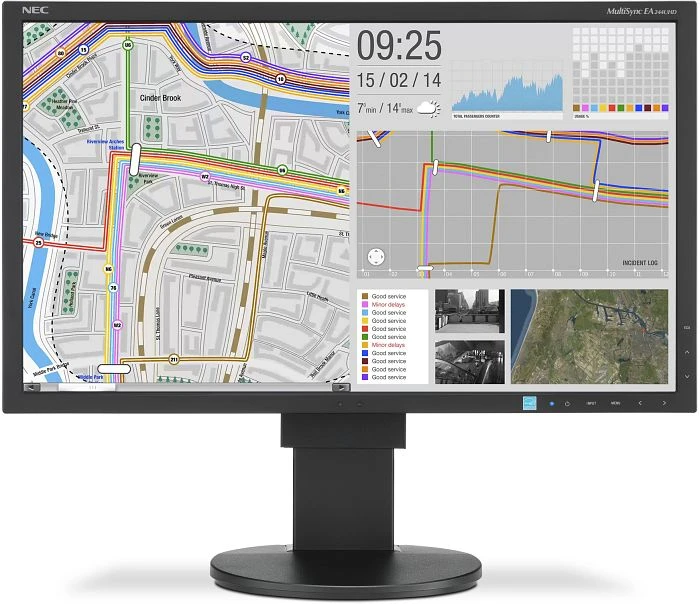NEC MultiSync EA244UHD-BK, schwarz, 23.8"