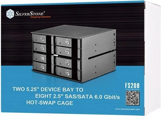 SilverStone Front Panel Storage FS208